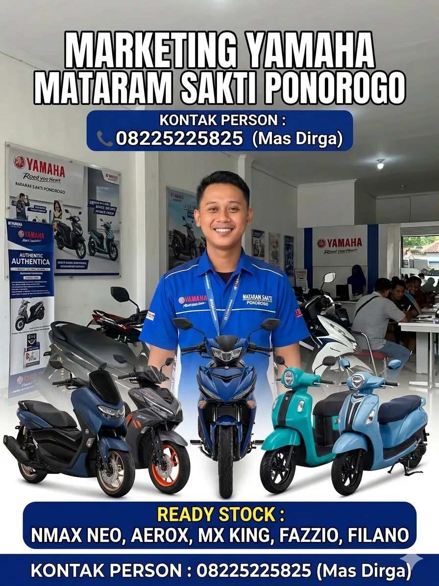 Dirga yamaha ponorogo, sales Yamaha Ponorogo